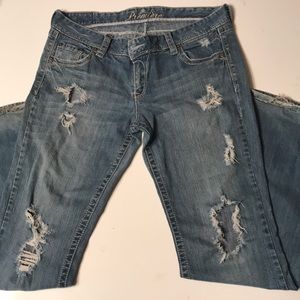 Premiere Size 11/12 Holes And Distressed Boot Cut